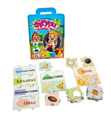 Настольная игра пазлы "Фігури навколо нас" "ЯУ" (30911)